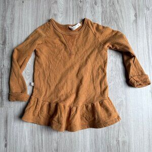 Childhoods Toffee Peplum Shirt
